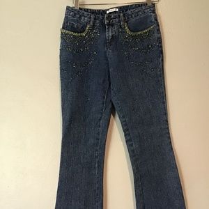 “Cache “ premium embellished size O jeans